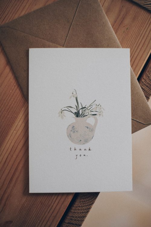 Postal "Thank you"