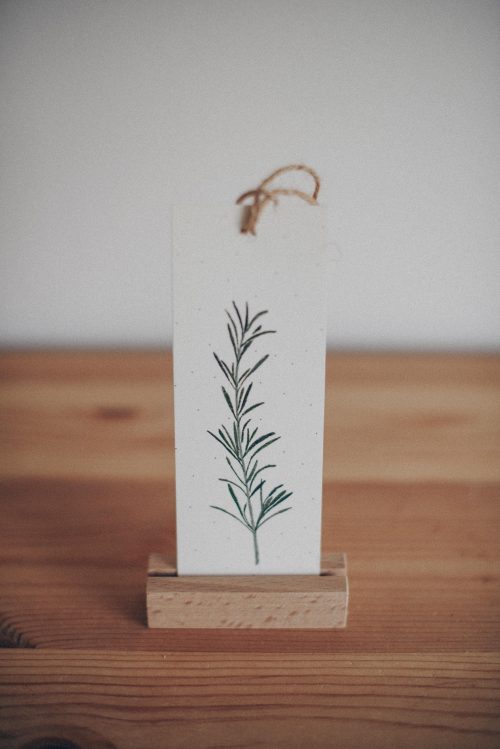 Marcador de página "Rosemary twig"