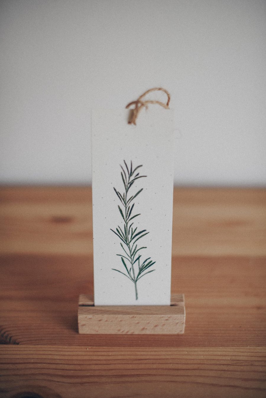 Marcador de página "Rosemary twig"
