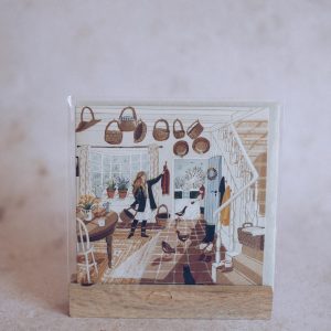 SPRING AT MY DOOR  card