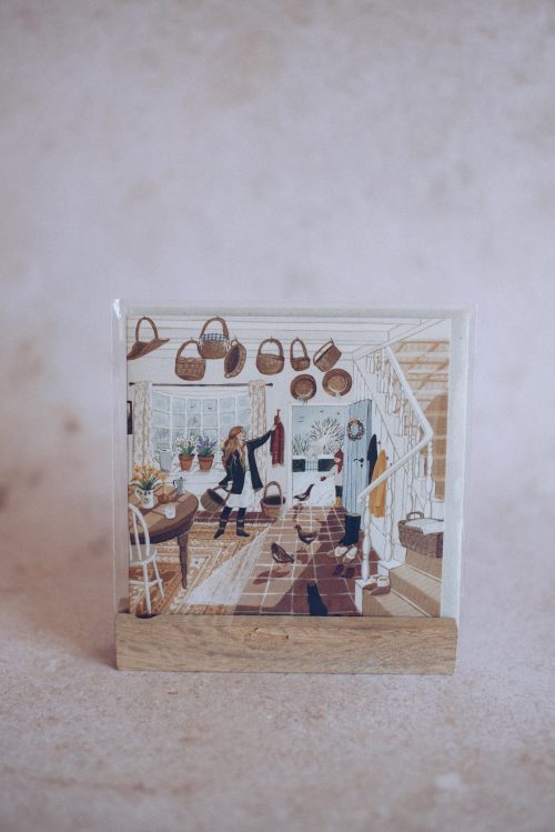 SPRING AT MY DOOR  card