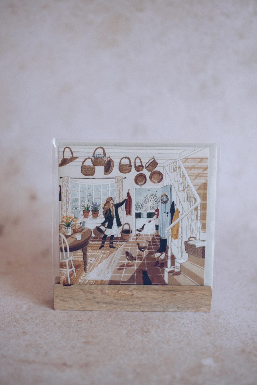 SPRING AT MY DOOR  card