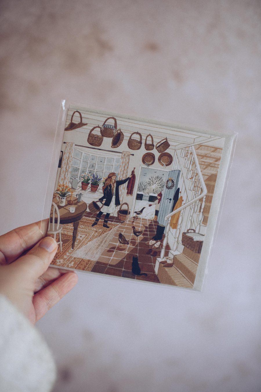 SPRING AT MY DOOR  card - Imagen 2