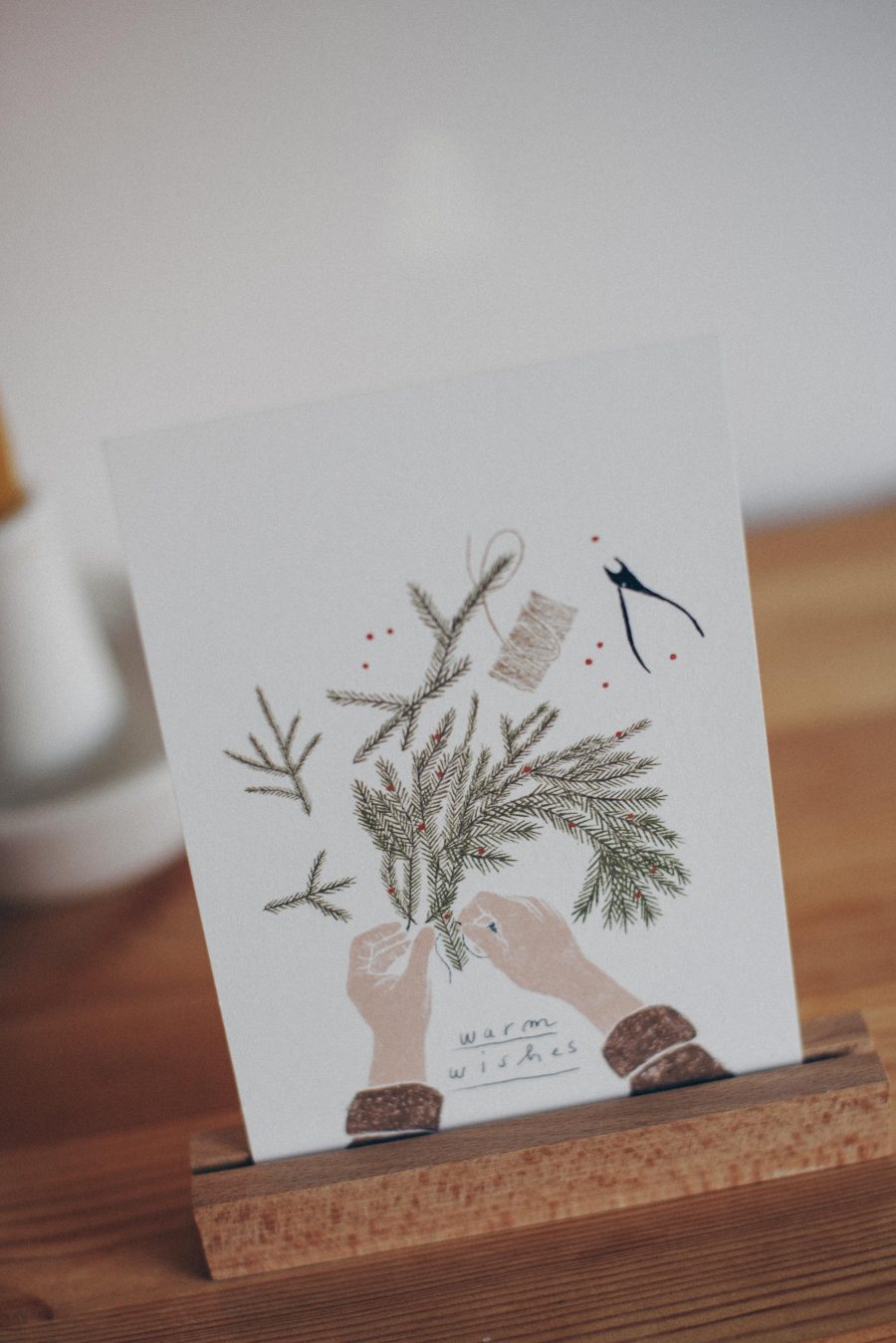 Postal Warm Wishes - Imagen 2