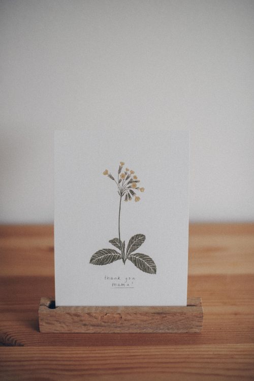 Postal "thank you mama"