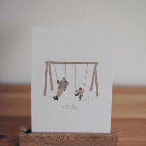 Postal "to the best papa"