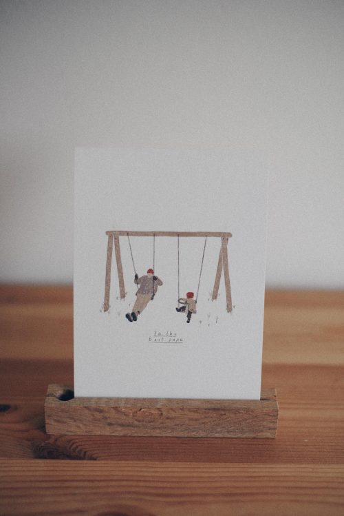 Postal "to the best papa"