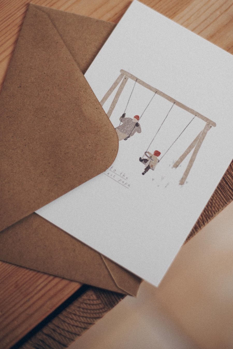 Postal "to the best papa" - Imagen 4
