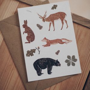 Postal "Woodland"