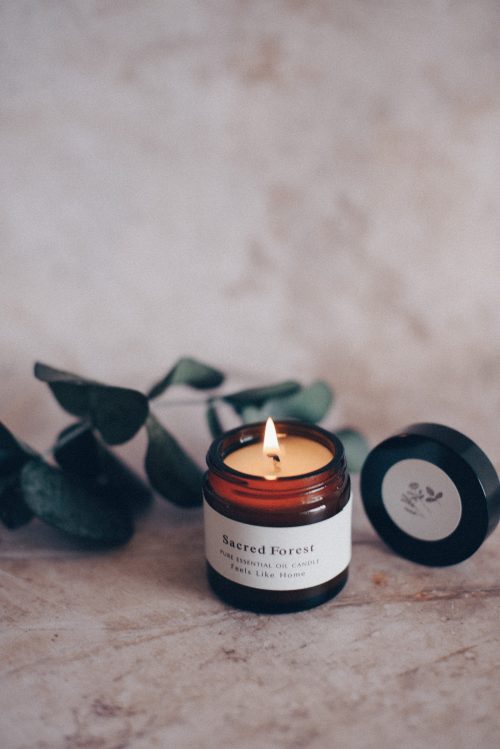 Sacred Forest - travel candle
