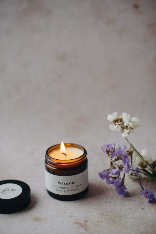 Wisdom- travel candle